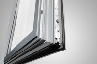 Fenêtres extérieures Penjoy Premium Luxury Modern en alliage d'aluminium, inclinables et pivotantes, avec une excellente résistance au vent.