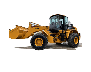 รถตักล้อยาง CAT 966H มือสอง น้ำหนัก 16000 กก. เครื่องยนต์และเกียร์สภาพดี ขายดี โรงงานต้นทางซานตง 0-2000 ชั่วโมง พร้อมรายงานและวิดีโอ - Product Image 1