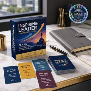 Jeu de cartes de leadership personnalisé professionnel en carton 350 g/m² avec système de raccourcis inspirant pour les leaders et 52 tactiques, service OEM - Product Image 6