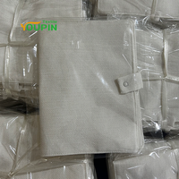 Vente directe d'usine, couvertures de carnet en tissu de coton et de lin créatives faites à la main, format A5, 6x9 pouces, pour cadeaux personnalisés