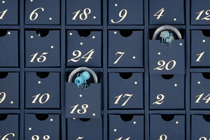 Luxury custom logo mystery big jewelry box collana cosmetica <span class=keywords><strong>sorpresa</strong></span> regalo calendario dell'avvento scatole <span class=keywords><strong>per</strong></span> imballaggio - Product Image 3