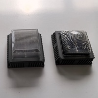 Projecteur mural solaire LED IP67 en PC pour aménagement paysager, lampe de projection à base murale, lampe murale matricielle ZanHong, garantie 2 ans