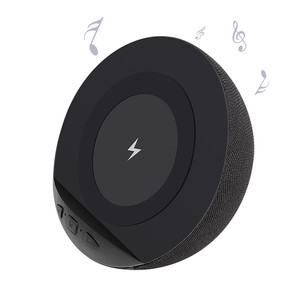 Nhà Máy Trực Tiếp Loa <span class=keywords><strong>Bluetooth</strong></span> <span class=keywords><strong>Docking</strong></span> Vải Bass Âm Thanh Loa Di Động Với 5 Wát Sạc Không Dây - Product Image 1
