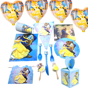 Artículos <span class=keywords><strong>para</strong></span> <span class=keywords><strong>Fiestas</strong></span>, Diseño <span class=keywords><strong>de</strong></span> La Bella y la Bestia, Plato <span class=keywords><strong>de</strong></span> <span class=keywords><strong>Papel</strong></span>, Vaso <span class=keywords><strong>de</strong></span> <span class=keywords><strong>Papel</strong></span>, Mantel, Juego <span class=keywords><strong>de</strong></span> Decoraciones <span class=keywords><strong>para</strong></span> <span class=keywords><strong>Fiestas</strong></span> - Product Image 1