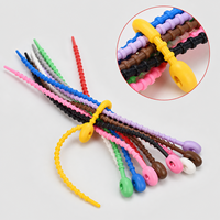 Attaches-câbles en silicone réutilisables réglables pour usine – Organisateur de fils polyvalent pour bricolage, fêtes, maison, bureau et décoration