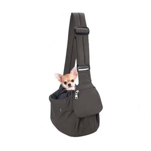 BSCI Factory Custom Peppy Buddies Dog Bag Pet <b>Sling</b> <b>Carrier</b> Travel Safe <b>Puppy</b> <b>Sling</b> Bag with Mobile Phone Pocket - Product Image 1