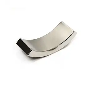 Super Strong N52 Arc Nickel Plated Neodymium Magnet For Wind Generators