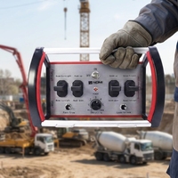 Control Remoto por Radio BODI Personalizado, Automático, con 4 Palancas de Mando, Multimovimiento, DC 12-24V, IP68, Batería Recargable, Distancia de Control de 225m