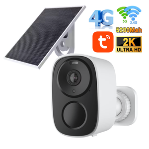 2K HD Tuya Năng Lượng Mặt Trời 5G Wifi Máy Ảnh Năng Lượng Thấp Không Thấm Nước Năng Lượng Mặt Trời 4G Sim Máy Ảnh Hai-Cách Âm Thanh Màu Tầm Nhìn Ban Đêm Góc Rộng PIR Cảm Biến - Product Image 1