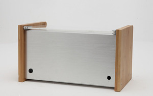 Wangfu 4-Khe Cắm Hình Chữ Nhật Chống Bụi Tre Gỗ Đồng Hồ Winder Thanh Lịch Hộp Đồng Hồ & Trường Hợp - Product Image 5