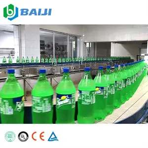 Fully automatic small bottle co2 carbonated water soft drinks making filling machine