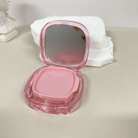 Boîtier compact vide en plastique pour coussin d'air, conteneur de maquillage pour fond de teint et poudre libre, emballage cosmétique rechargeable, vente en gros