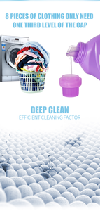 Detergente líquido de lavado con fragancia personalizada suave para la piel, detergente líquido al por mayor, suavizante de telas, <span class=keywords><strong>limpiador</strong></span> rico de telas con burbujas - Product Image 2