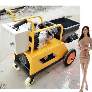 Portable High Pressure Cement Mortar Spraying Plastering Machine Cement Sprayer Equipment