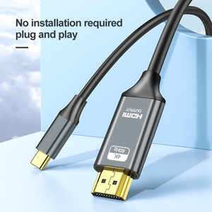 Cable Justlink 4K60Hz 2M Tipo C a <span class=keywords><strong>HDMI</strong></span>, Compatible con Ultra Alta Definición, Cable Convertidor Tipo C a <span class=keywords><strong>HDMI</strong></span> para HDTV y Laptop - Product Image 5