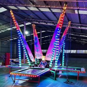 Trampolino Commerciale Illuminato a LED per Parchi Divertimento e <span class=keywords><strong>Bungee</strong></span> <span class=keywords><strong>Jumping</strong></span> all'Aperto - Product Image 1
