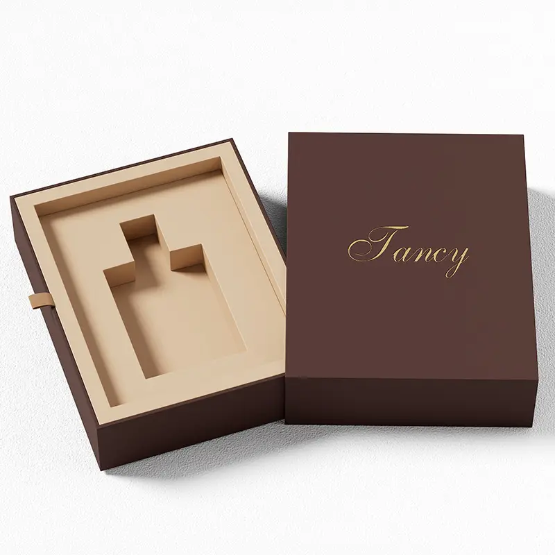 Custom Cardboard Cosmetic Packaging Gift Flip Brand Luxury Custom Fragrance Essential Oil 10ml Perfume Bottle Paper Gift Box