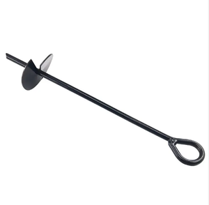 Bột màu đen tráng kim loại thép mặt đất khoan đất Neo khoan với đầu vít - Product Image 6