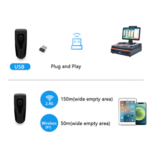 Tragbarer 1d Wireless BT <span class=keywords><strong>Handheld</strong></span>-Barcode-Leser im Taschen format für Apple Ios <span class=keywords><strong>Android</strong></span>-Smartphones - Product Image 5