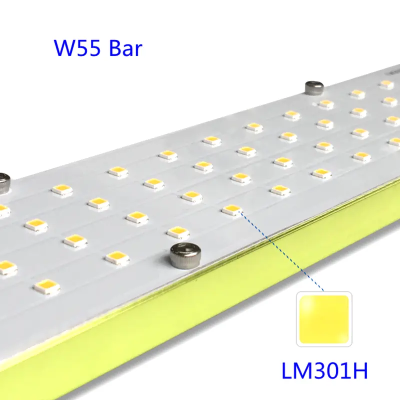 KingBrite led boards Samsung lm301h strip led grow light bar (PCBA + dissipateur thermique)