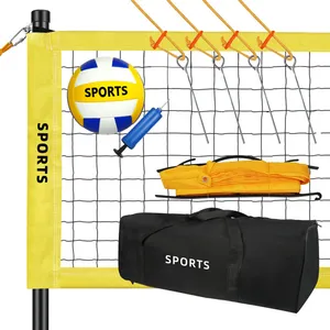 WHOLESALE ALL WEATHER VOLLEYBALL NET SET FOR BEACH AND LAWN