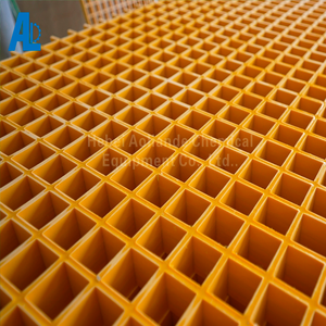 Fournisseur d'usine, grille en <span class=keywords><strong>fibre</strong></span> <span class=keywords><strong>de</strong></span> <span class=keywords><strong>verre</strong></span> FRP <span class=keywords><strong>de</strong></span> haute qualité, 38*38 mm, <span class=keywords><strong>lisse</strong></span>, moulée, <span class=keywords><strong>prix</strong></span> - Product Image 2
