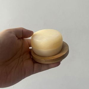 Wholesale Round <b>Bamboo</b> <b>Soap</b> <b>Dish</b> for Shower Bathroom - Product Image 5