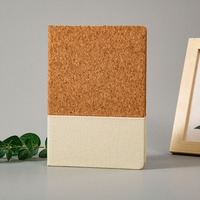 2025 promotionnel Logo personnalisé Journal cadeau d'entreprise marc de café PU épissage couverture respectueux de l'environnement cahier