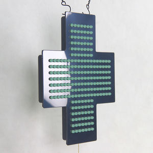 Letrero de Cruz de farmacia LED azul para uso en interiores, cartelera acrílica cruzada de medicamentos veterinarios LED de 35CM en el escaparate - Product Image 2