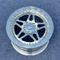 Velg Drag Racing Beadlock Tempa 17*10 18*5 5*114.3 Pelek Alloy Poles untuk Mustang Camaro Corvette GT-R