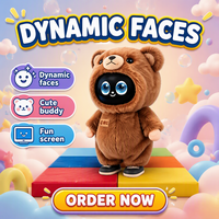 Robot Educativo Interactivo con IA, Juguete de Peluche para Edades de 10 a 14 Años y Mayores de 14 Años, Funciona con Batería