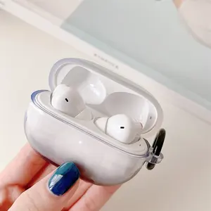 Funda de auriculares de silicona suave transparente colorida degradada para Xiaomi Redmi Buds <span class=keywords><strong>5</strong></span> <span class=keywords><strong>Pro</strong></span> para caja de funda transparente para auriculares - Product Image 2