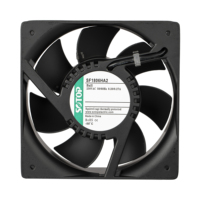 SOTOP SF1806 180x180x65mm AC Industrieller Axiallüfter Freistehend Kugellager Aluminiumflügel Ultra-leise 380V/230V/115V