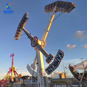 Atracción de Parque de Diversiones Personalizada <span class=keywords><strong>Kamikaze</strong></span> Thrill Ride, Péndulo Doble para Adultos, Diversión Extrema, Anxin Amusement, 32 Pasajeros - Product Image 5
