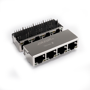 Jiaxun Nhà cung cấp jg46204be nữ <span class=keywords><strong>4</strong></span>-<span class=keywords><strong>Port</strong></span> RJ45 Ethernet kết nối với gige <span class=keywords><strong>Poe</strong></span> biến áp mô-đun nhiều cổng RJ45 kết nối - Product Image 6