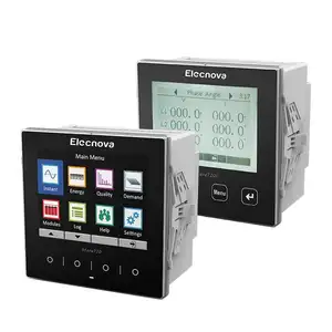 Elecnova digital programmable power meter/AC panel meter with RS485 communication, energy smart power meter 96mm*96mm with Ce