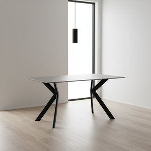 Tavolo da pranzo dal Design moderno personalizzabile Set di eleganti mobili in legno per banchetti di nozze e sale da pranzo - Product Image 3