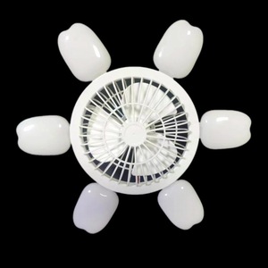 Ventilador de techo LED inteligente de 30W 3000-6500K con atenuación y ajuste de color E27 B22 Control remoto de cuerpo de lámpara ABS de nuevo diseño - Product Image 2