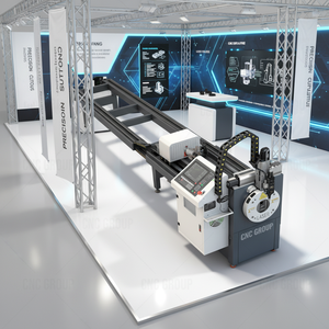 Máquina de Corte y Perforación de Tubos con Láser de Fibra Innovadora para Metal, Alta Eficiencia, Refrigeración por Agua, Automática, Potencia Láser de 1500W - Product Image 1