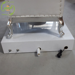 เก้าอี้สปาเท้าพร้อมอ่างน้ำวนสำหรับร้านเสริมสวยเก้าอี้สปาเท้าติดเล็บสีขาวหรูหรา - Product Image 4