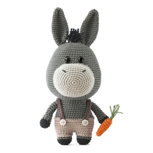 Colorido al por mayor Amigurumi Crochet ojos niño burro <span class=keywords><strong>de</strong></span> juguete - Product Image 3