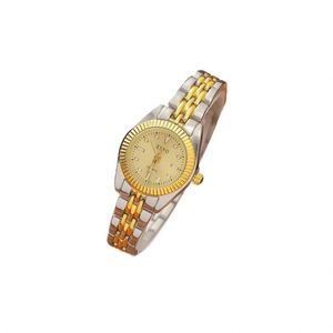 Conjunto de Reloj de Cuarzo Femenino de Lujo Minimalista, Esfera Redonda Clásica, Correa de Metal, Conjunto de Accesorios de Joyería de Moda de 4 Piezas - Product Image 5