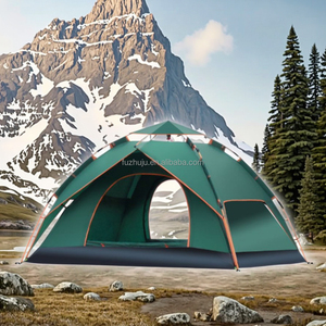 Due porte a due finestre per esterni e per <span class=keywords><strong>tenda</strong></span> da spiaggia senza installazione a pioggia con struttura in fibra di vetro addensata - Product Image 2