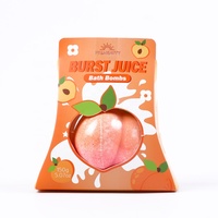 Fabricant en gros Oem personnalisé bombes de douche pétillantes aromathérapie bain bulles femmes relaxant en forme de fruit enfants bombes de bain