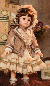 Poupées de princesse en céramique et <span class=keywords><strong>porcelaine</strong></span> vintage de 18 pouces, fabriquées à la main, jouets pour filles, poupées vintage de <span class=keywords><strong>collection</strong></span> - Product Image 2