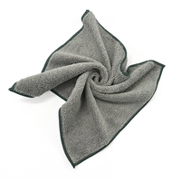 Ensemble de 2 serviettes en microfibre absorbantes, écologiques, sans peluches, séchage rapide, en corail polaire, avec logo personnalisé, 30x40cm, pour cuisine et nettoyage de voiture