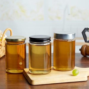 Pot en verre Ergo de 150 ml, 180 ml, 280 ml, 380 ml, 500 ml, qualité alimentaire, pour le stockage du miel, de la confiture, avec couvercle, pour le pâté de foie de poulet, emballage de conteneur - Product Image 5