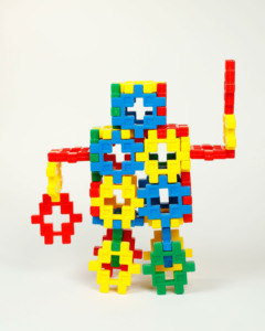 GIRNAR KINDERGARTEN BLKS- ROBOT 50 PC บล็อกแกะสลักอย่างสวยงาม 50 ชิ้น ไม่มีสติกเกอร์ติดอยู่ใดๆ - Product Image 6