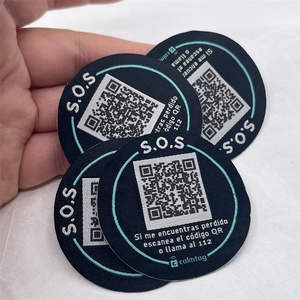 NFC Woven Custom Clothing Labels For Garment Neck <b>Tag</b> - Product Image 3