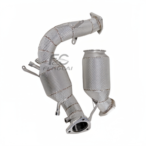 Convertitore Catalitico Sportivo ad Alto Flusso per <span class=keywords><strong>Porsche</strong></span> <span class=keywords><strong>MACAN</strong></span> 2.0T con OPF GPF 2019-2024 in Acciaio Inox 304 con Downpipe Isolato Senza Guasti al Motore - Product Image 3